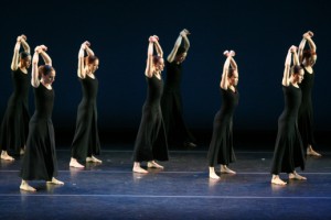 Martha Graham Dance Company in Martha Graham's "Sketches from 'Chronicle'" (Photo by Costas / Copyright Costas)